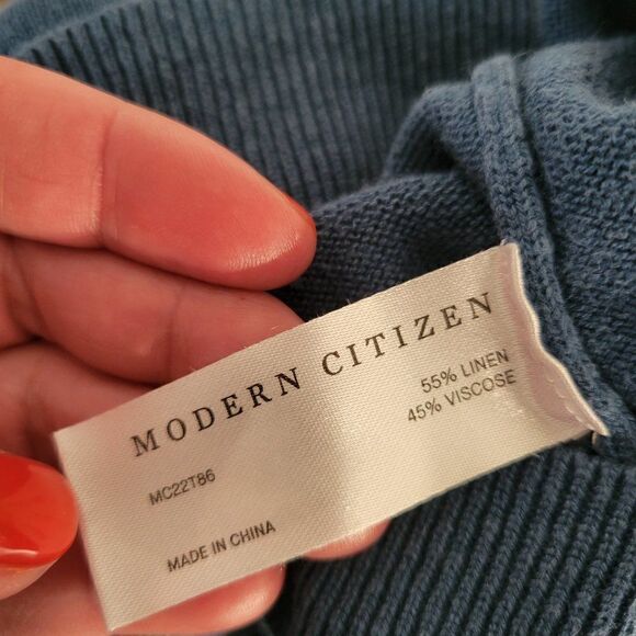 Modern Citizen Womens  Sweater, Blue size XS/S - Picture 5 of 7